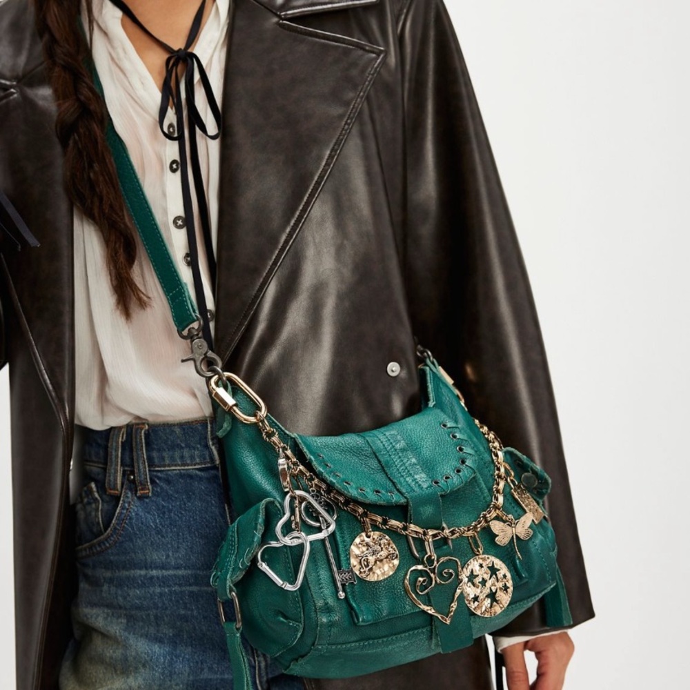 Free People We The Free Baby Leigh Distressed Tote Bag